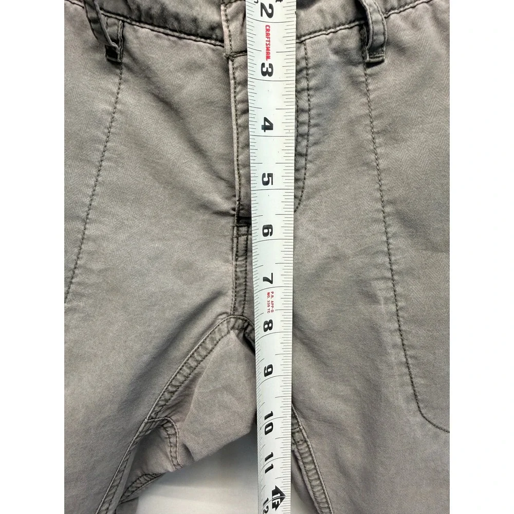 Gramicci Gray Cargo Capri Shorts Tie Dye Hem Gorpcore Hiking Utility Womens 31